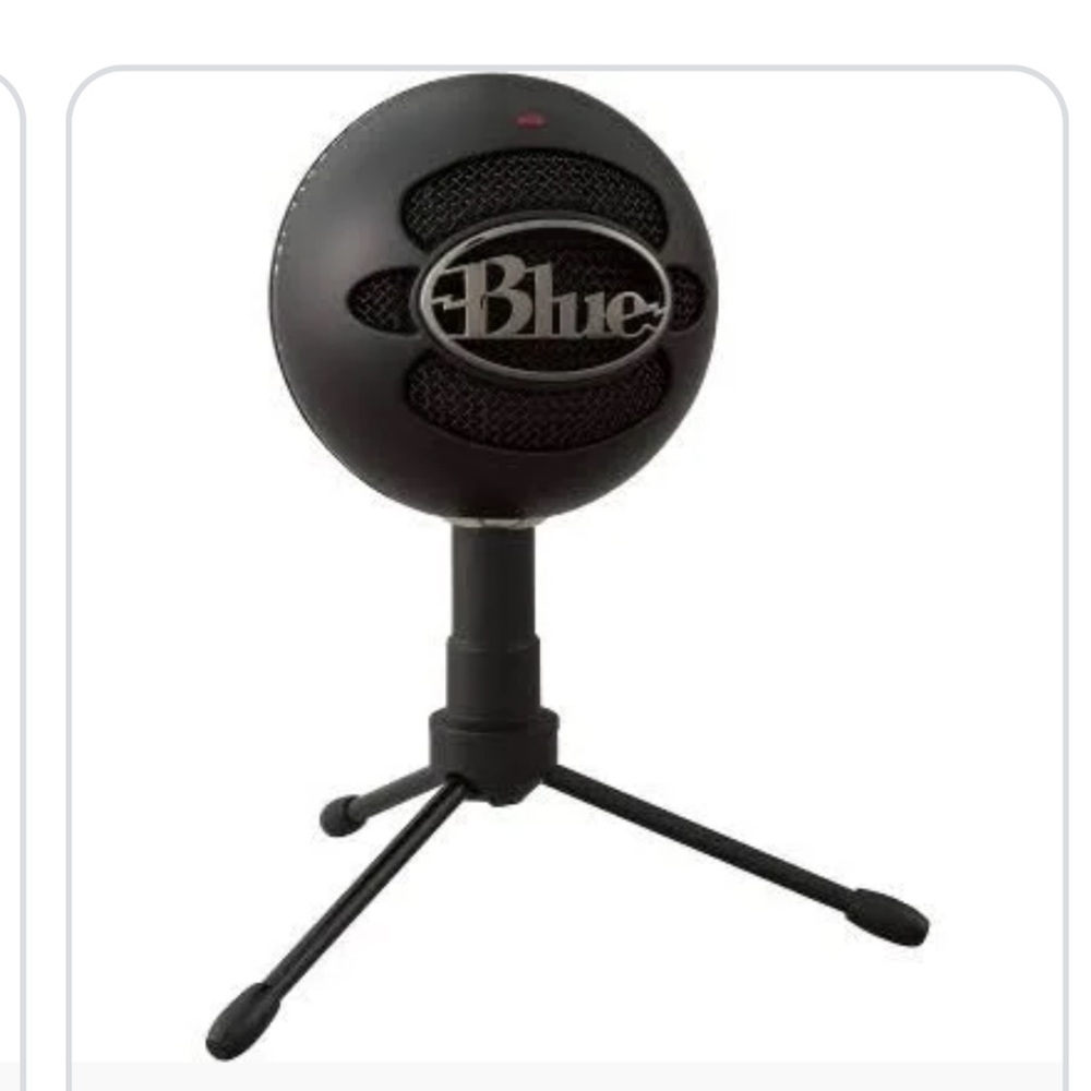 Blue snowball ice gaming microphone plug and play